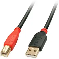 Lindy USB 2.0 A/B Aktivt Forlængerkabel 15m, Model 31800, 42762