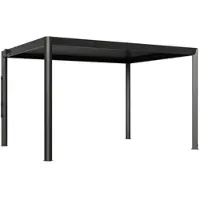 PRIMEYARD 4x7m Pergola, lameltag, antracitgrå