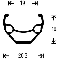Gurpil Nainer 29´´ 6b Disc Mtb Forhjul