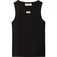 Calvin Klein Top - Rib - Ck BlackBLACK - - 8 år (128) - Tanktop