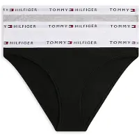Tommy Hilfiger Underwear Slip 'Essential' grå-meleret / sort / hvid