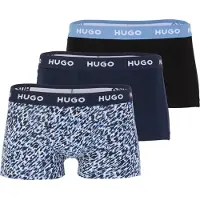 HUGO Design 10267989 Trunk Red Boxers 3 Enheder