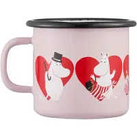 Muurla Moomin emaljekrus 25 cl Heart
