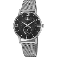 Festina F20568-4 Retro Sort/Stål Ø36 mm