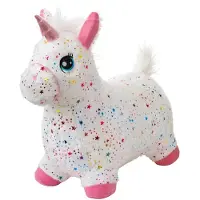 Krea Hop And Bounce Plush Horse Rainbow