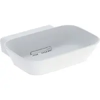 Geberit Håndvask ONE elipse bordm 50cm hvid hh/u