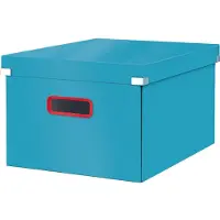 Leitz Click & Store Cosy Medium opbevaringsboks, 85 % recirkuleret karton Rolig blå