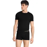 Calida Boksershorts 'Activity Cotton' sort / hvid