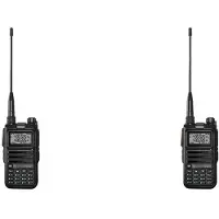 Semoic 2X UV-4R DMR Radio Digital Walkie Talkie Dual Mode Analog Two Way Radio Dual Slot Ham Radio 1024 Channels EU Plug