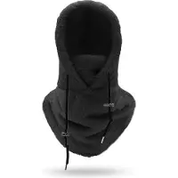 INF Balaclava vinter ansigts- og halsmaske Black M