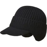 INF Varm hue med øreklapper Black S