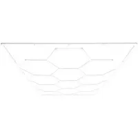 MonsterShop Sekskantet LED-belysning x 10