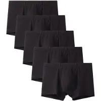 INF Underbukser i bambus sort 5-pak Large L