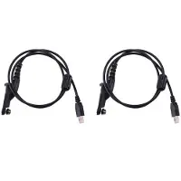 Zandona 2X USB Programming Cable Cord Lead for Radio XPR XIR DP DGP APX Series Walkie Talkie L Type Plug