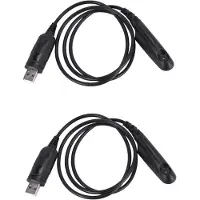 Zandona 2X USB Programming Cable for Radio HT750 HT1250 PRO5150 GP328 GP340 GP380 GP640 GP680 GP960 GP1280 PR860