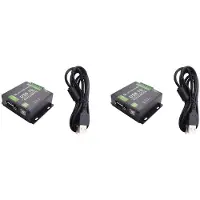 Zandona 2X Waveshare Industrial USB TO RS232/RS485/TTL Isolated Converter with FT232RL Embedded Protection Circuits TVS Diode