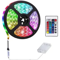 INF Lysliste med fjernbetjening LED RGB 2 m IP65 vandtæt