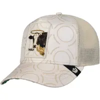 GOORIN BROS. Hætte 'Gorra goorin chalk vaca religulous holy cow trucker cap' hvid