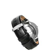 INF Retro urrem i ægte læder til DW ure 20 mm Black