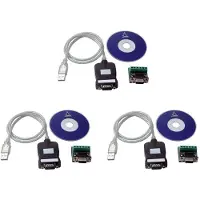 Semoic 3X USB 2.0 to RS485 -485 RS422 -422 DB9 COM Serial Port Device Converter Adapter Cable, Prolific PL2303