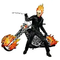 Hot toys Figur MMS133 - Marvel Comics - Ghost Rider - Ghost Rider With Hellcycle