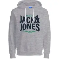 Jack & Jones Sweatshirt 'Mel' navy / grå-meleret / grøn / hvid
