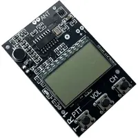 Zandona FM Walkie Talkie Circuit Board FM Receiver Board Multi-Function FM Transmitter Receiver 7 Frequency 27-480MHz DC3.3-6V