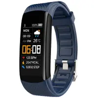 INF Aktivitetsarmbånd / Fitnessarmbånd / Pulsmåler DarkBlue