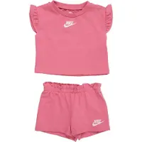 Nike Shortssæt - T-shirt/Shorts - Peony m. Logo - - 18 mdr - Shorts