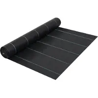 vidaXL ukrudtsdug 2x50 m PP sort