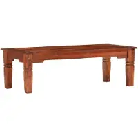 vidaXL sofabord 110 x 50 x 35 cm massivt akacietræ