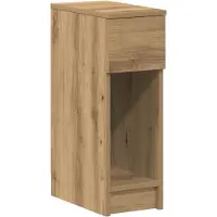 vidaXL sengebord med skuffe 20x36x60 cm kunsteg