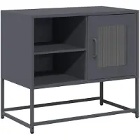 vidaXL TV-Bord Stål - 68 cm / Antracitgrå