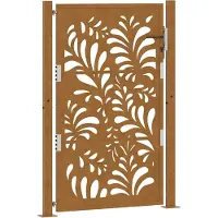 vidaXL havelåge 100x150 cm vejrbestandigt stål bølgedesign