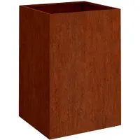 vidaXL Plantekasser Cortenstål - 1 / Forvitret stål/Brun / 42 x 38 x 75 cm