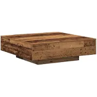 vidaXL Sofabord - Gammelt træ / 100 X 100 x 31 cm