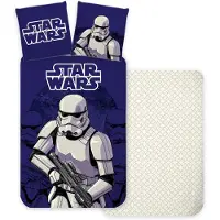 Star Wars Stormtrooper børnelagen sæt 100x135 cm, 40x60 cm - Sengen til små eventyrere