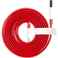 OnePlus Warp Charge Type-C Kabel 5461100012 - 1.5m - Rød / Hvid