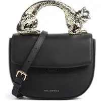 Karl Lagerfeld Håndtaske 'Choupette' beige-meleret / sort