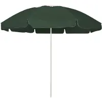 vidaXL strandparasol 240 cm grøn