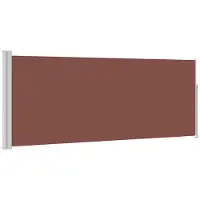 vidaXL Sidemarkise Til Terrasse - Brun / 120 x 300 cm