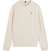 Tommy Hilfiger Bluse - Strik - Ivory Petal Yellow - - 14 år (164) - Bluse