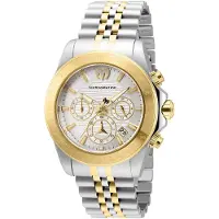 TechnoMarine Herreur TM-219020 Sølvfarvet/Gul guldtonet stål Ø42 mm