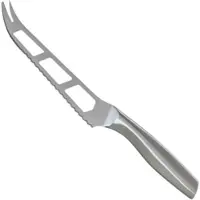 5 Five ostekniv i rustfrit stål med profileret blad, 27 cm