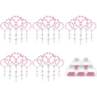 Exogio 30 stk Dåbsrosenkranse – mini gaver med organza-poser