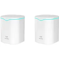 Exogio 2X Humidifiers for Bedroom, 2.2L Cool Mist Humidifiers for Bedroom, USB Portable Desk Humidifier, Quiet Ultrasonic,White