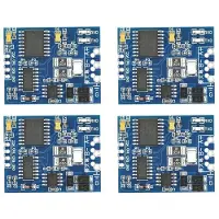 Jojomino 4X 3.3V 5V TTL UART to RS485 Isolated Interface Converter Module Single-Chip Serial Port UART Industrial