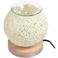 Jojomino Aroma Electric Wax MeltBurner 3D Aroma Lamp Essential Oil Burner Light Aromatherapy Diffuser Nightlight UK Plug