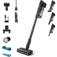 Philips SpeedPro Max Cordless VC 7000 Series Aqua, 2-i-1 stangstøvsuger, Poseløs, Blå, 0,6 L, Tør&våd, Cyklonisk/filtrering