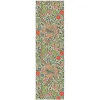 Ekelund Linneväveri Golden Lily bordløber 35x120 cm Flerfarvet